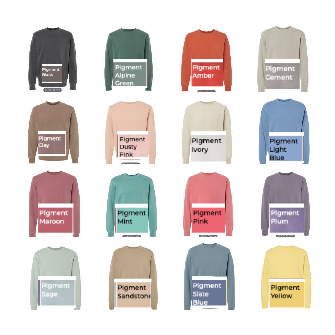 Embroidered "Grandma" Custom Name Sweatshirt