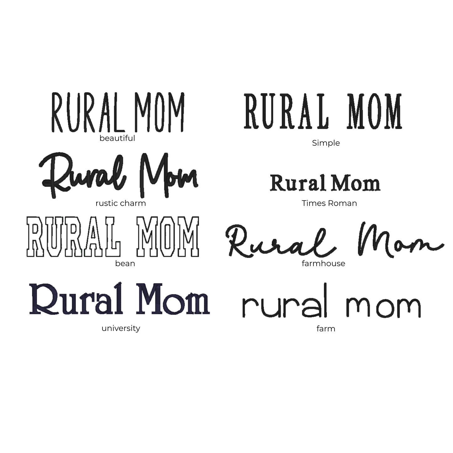 Personalized Corded Crewneck | Cozy Ribbed Sweatshirt with Farm + Mama Sayings