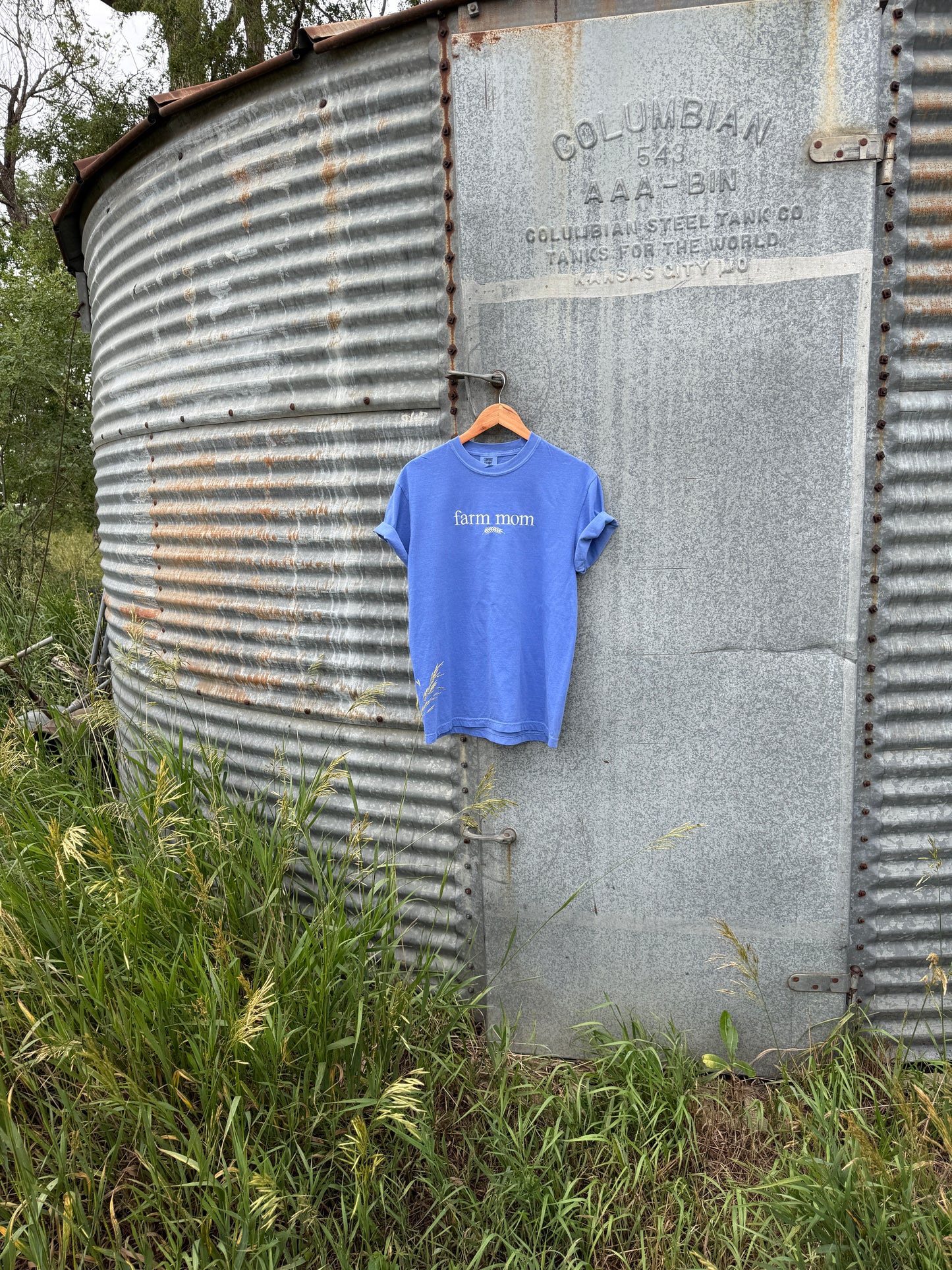 Farm Mom Embroidered Tee or Sweatshirt