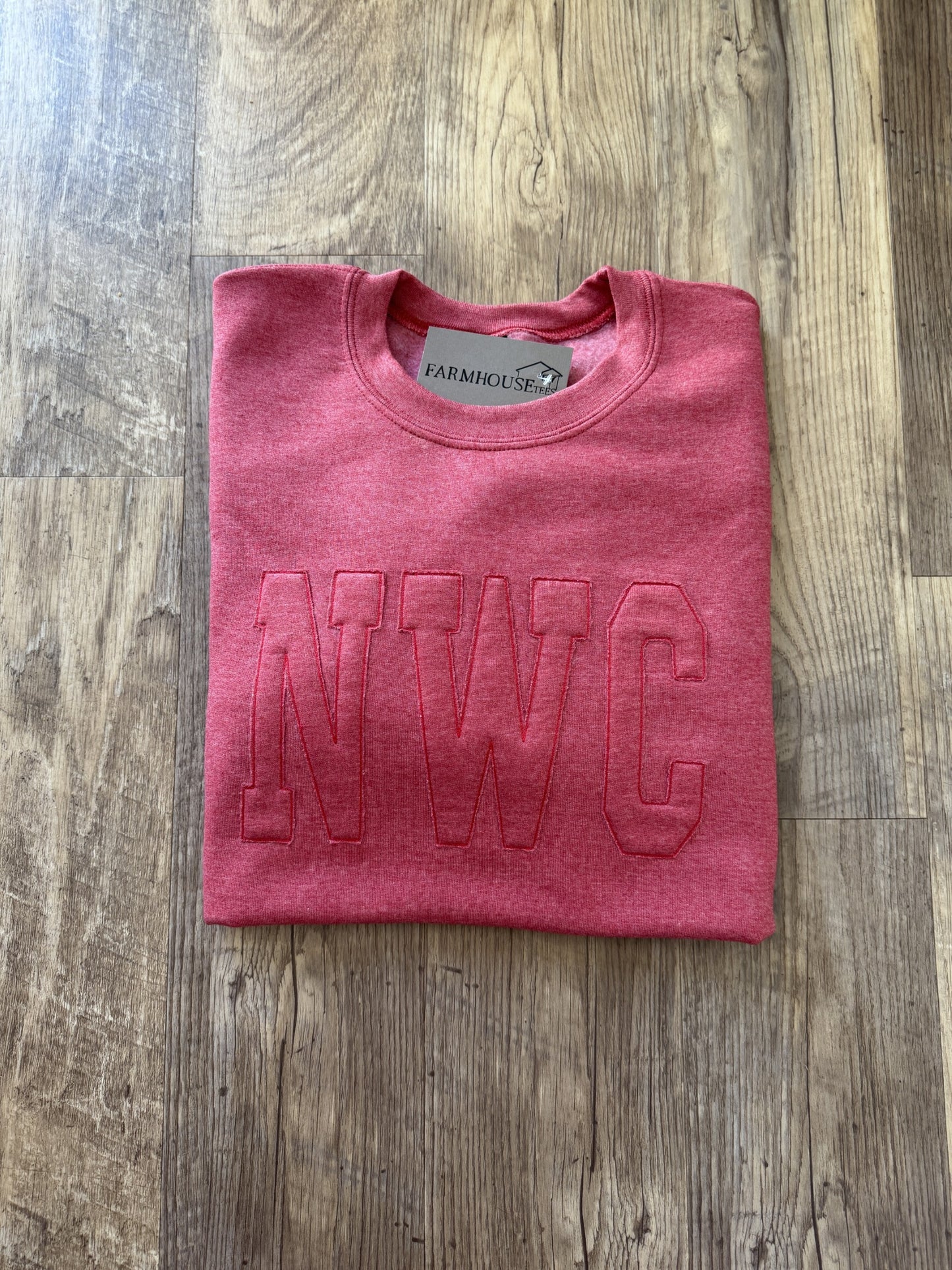 Custom Farm Wife Sweatshirt – Personalized Appliqué Crewneck for Rural Moms