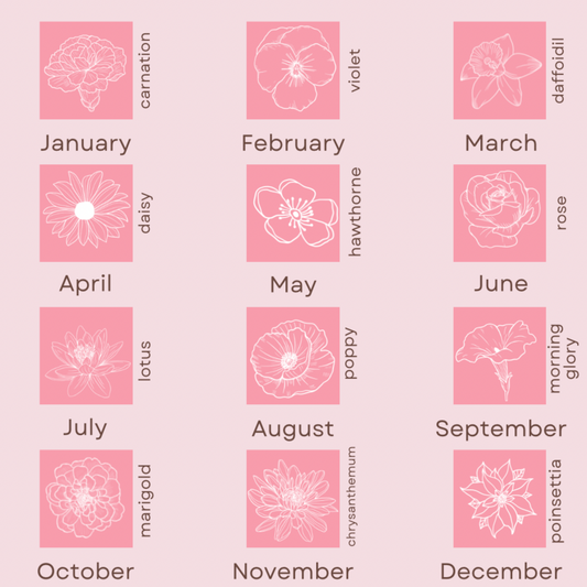 Birth Month Flower Pocket Tee