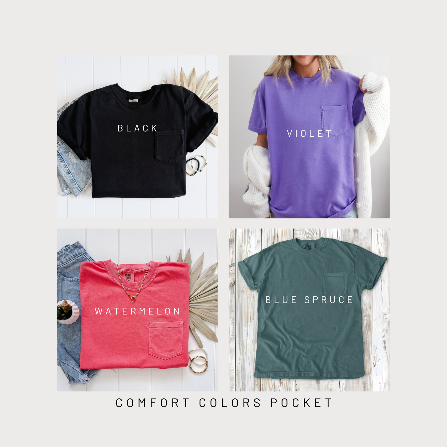 Birth Month Flower Pocket Tee