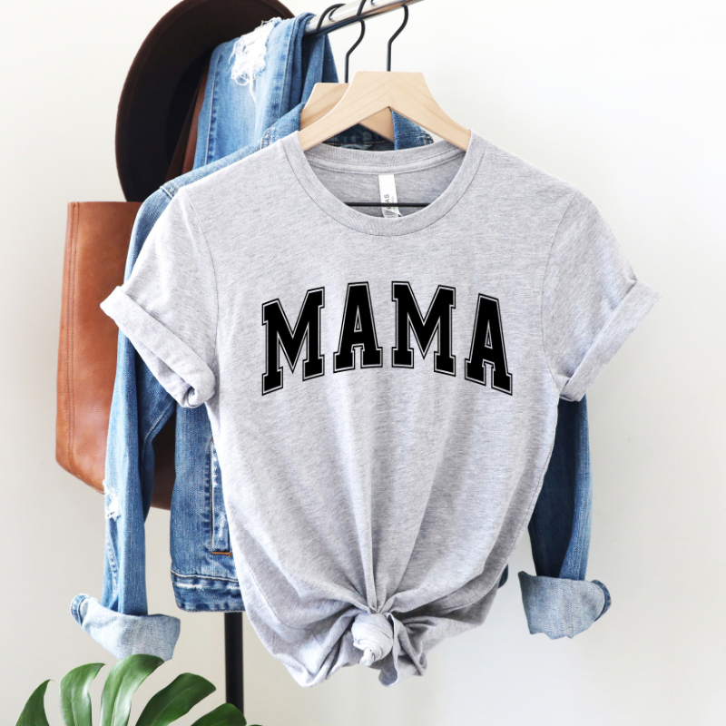 Mama (collegiate lettering)