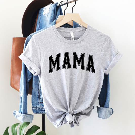 Mama (collegiate lettering)