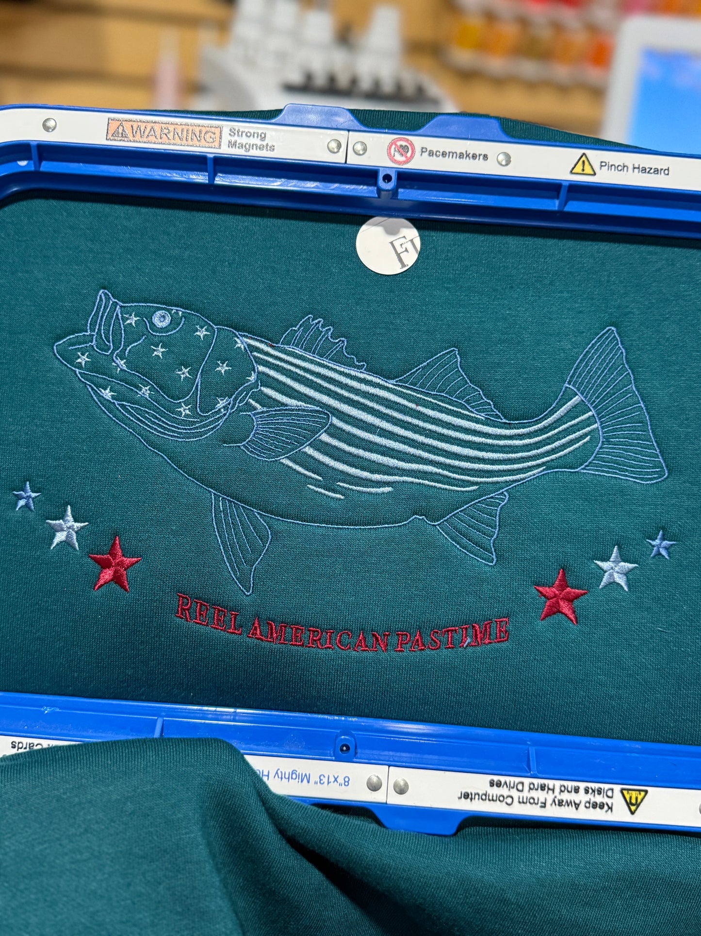American Pastime Embroidered Sweatshirt — Cozy Country Crewneck