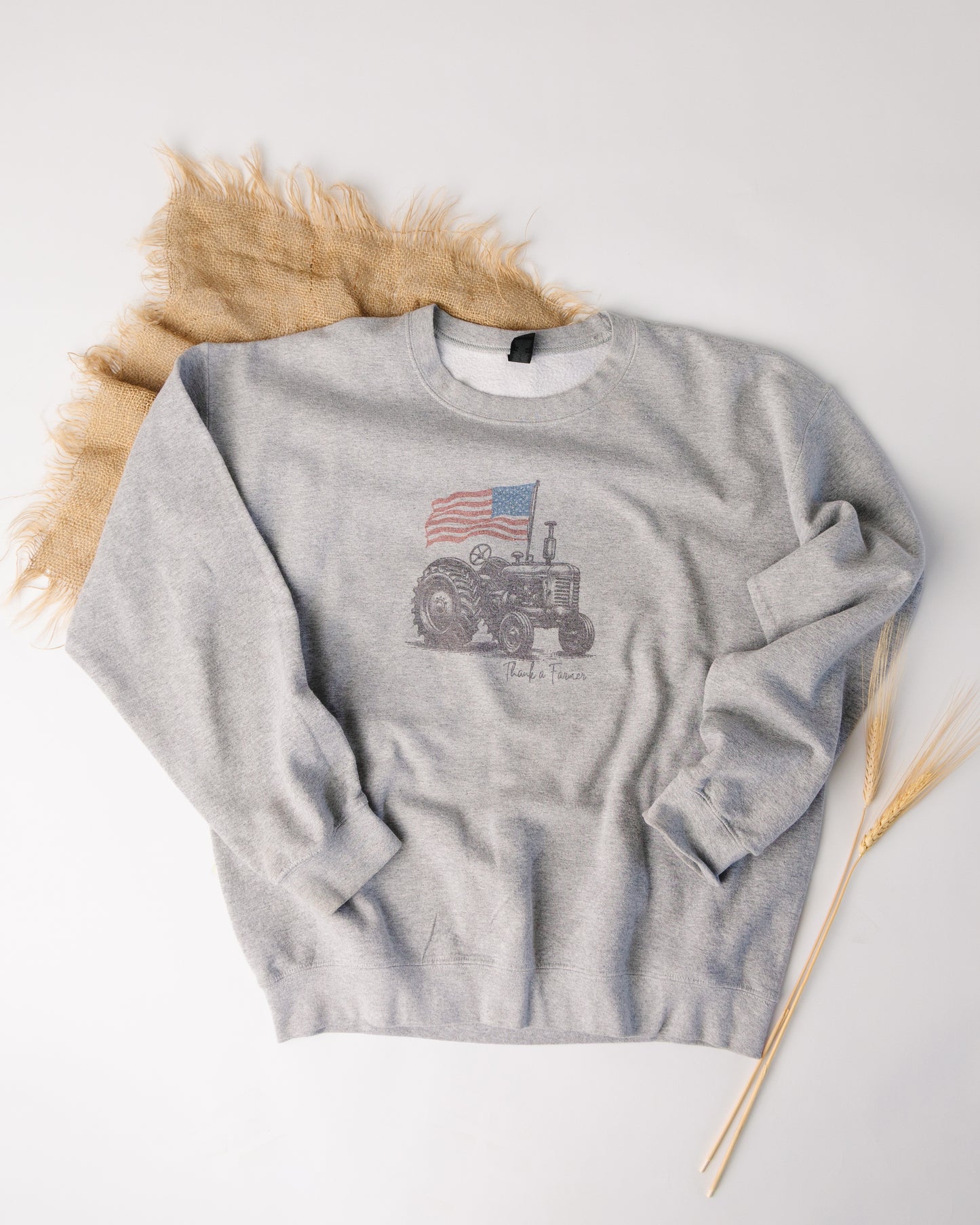 Thank a Farmer Crewneck Sweatshirt