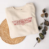 Western Floral Embroidered Crewneck
