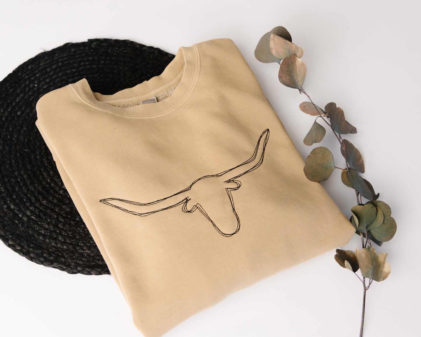 Longhorn Embroidered Crewneck