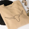Longhorn Embroidered Crewneck
