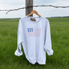 Barbwire and Windmill Flag Embroidered Crewneck
