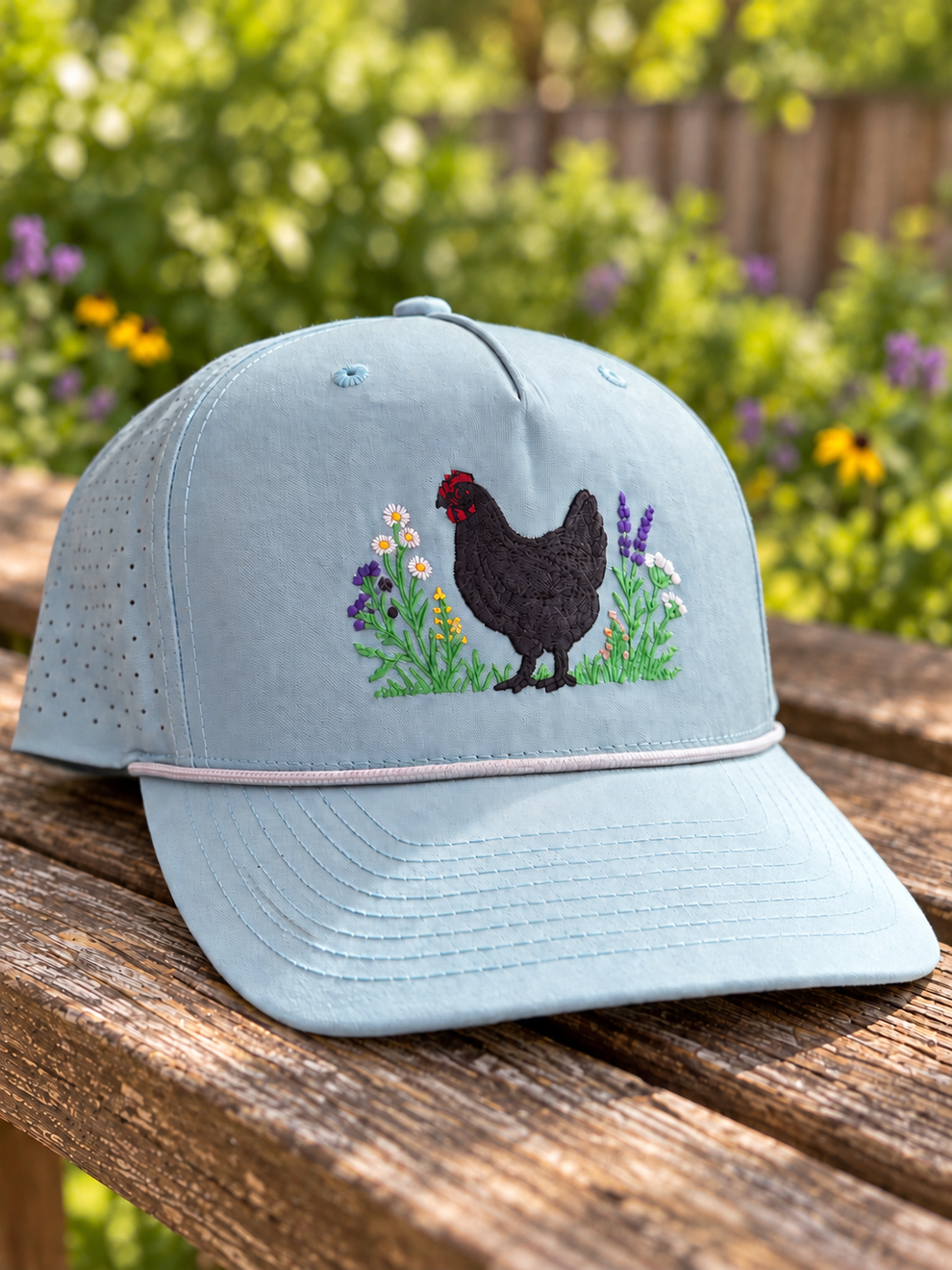 Chicken Floral Cap – Farmhouse Tees